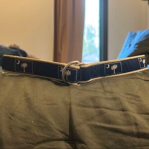 Children's Navy Belt with Crescent and Palm Design